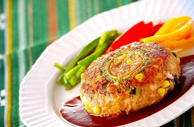 夏のなごりハンバーグ