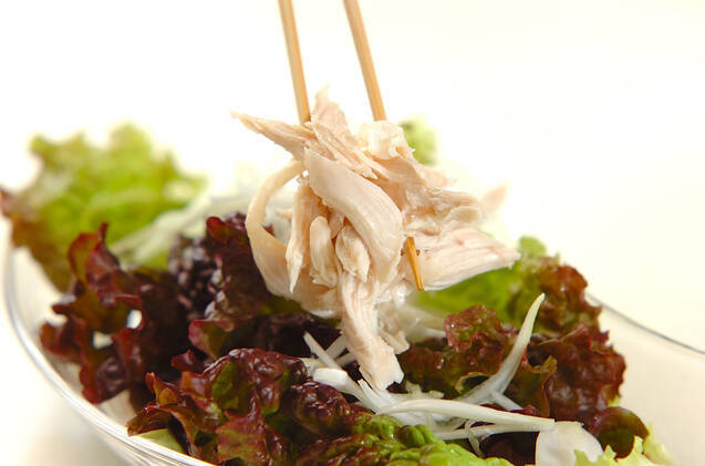 アボカドとささ身のサラダの作り方の手順4