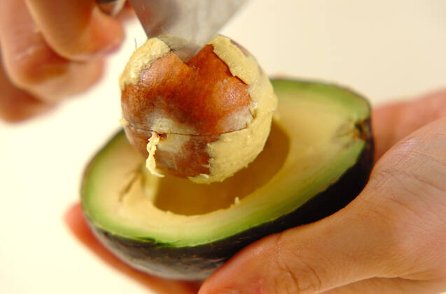 アボカドとささ身のサラダの作り方の手順1