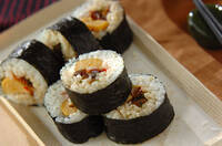 カンピョウの巻き寿司