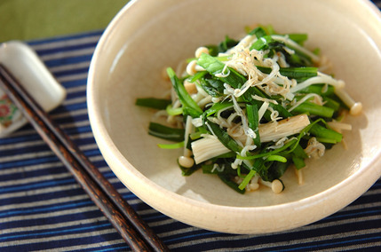 ニラのお浸し