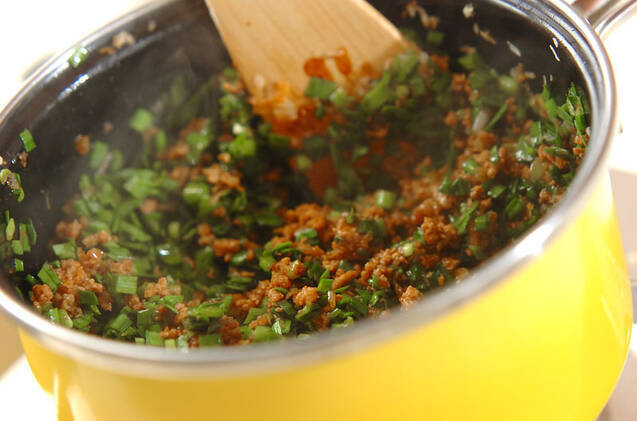 中華風肉そぼろの作り方の手順3