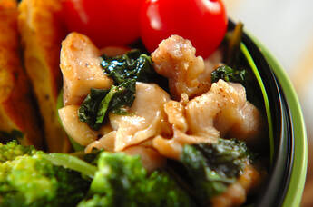 チキンのバジル炒め