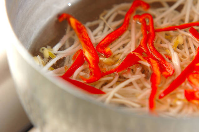 モヤシのサッパリ和えの作り方の手順5