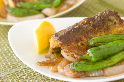 サバのカレー焼き