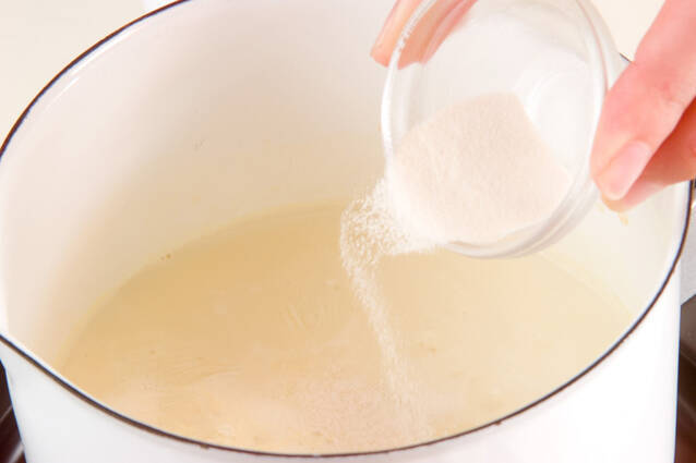 豆乳抹茶ようかんの作り方の手順1