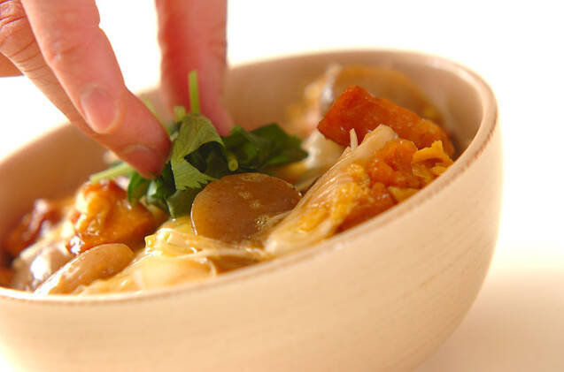 即席！低カロリー親子丼の作り方の手順5