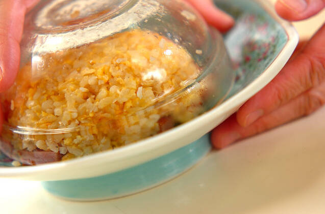 ノンオイルチャーハンの作り方の手順6