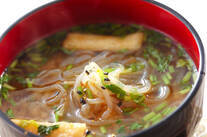 糸コンのみそ汁