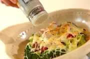 ブロッコリーとコンビーフのチーズ焼きの作り方2