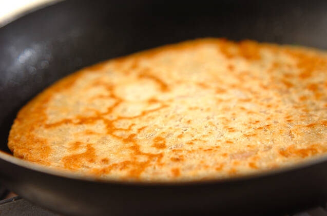 ツナニラチヂミの作り方の手順5