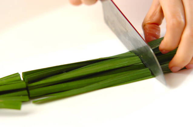 ツナニラチヂミの作り方の手順2