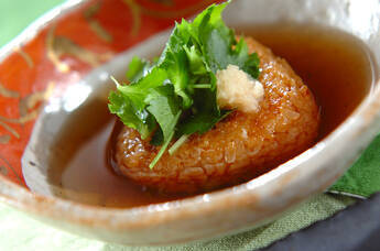 だしがけ焼きおにぎり