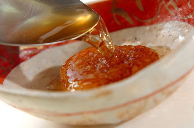 だしがけ焼きおにぎりの作り方の手順3