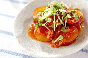 サツマイモのみそ煮