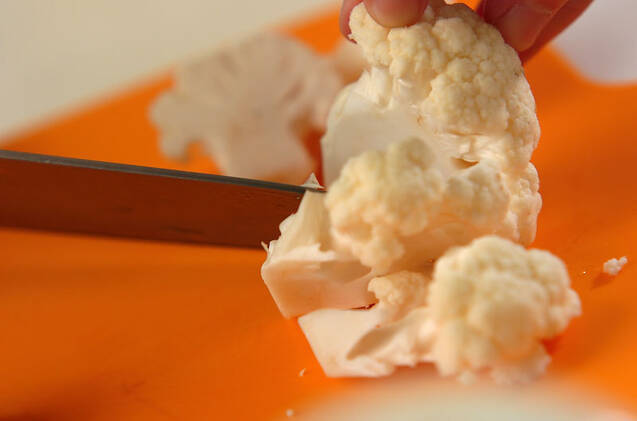 カリフラワーのポタージュの作り方の手順1