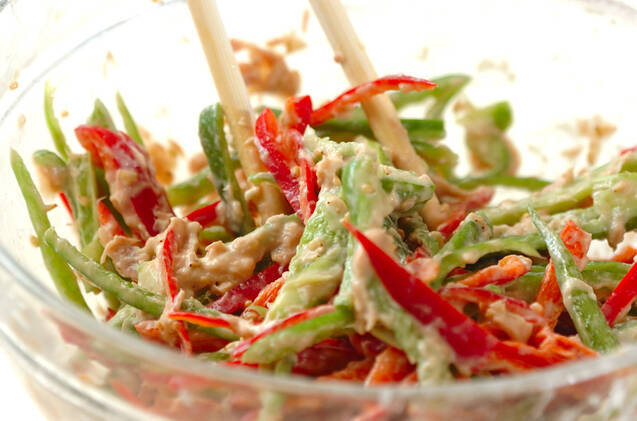 ピーマンのかき揚げの作り方の手順4