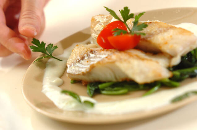 お魚のムニエル・白いソースの作り方の手順9