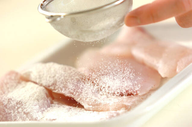 お魚のムニエル・白いソースの作り方の手順1