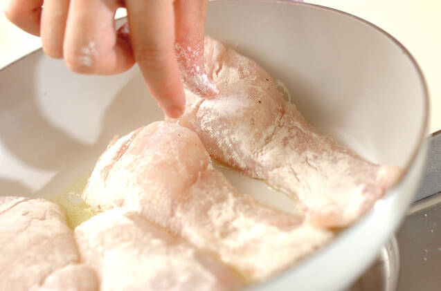 お魚のムニエル・白いソースの作り方の手順8