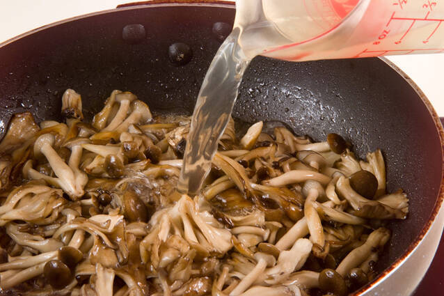 厚揚げステーキ・きのこ添えの作り方の手順4