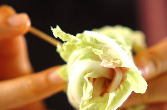 豚肉の白菜ロールの作り方の手順2