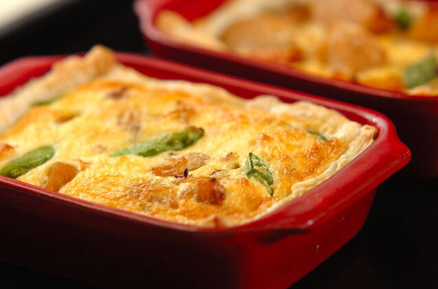 肉ジャガリメイク☆簡単キッシュの作り方の手順7