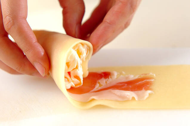 マスカルポーネのデザートパスタの作り方の手順3