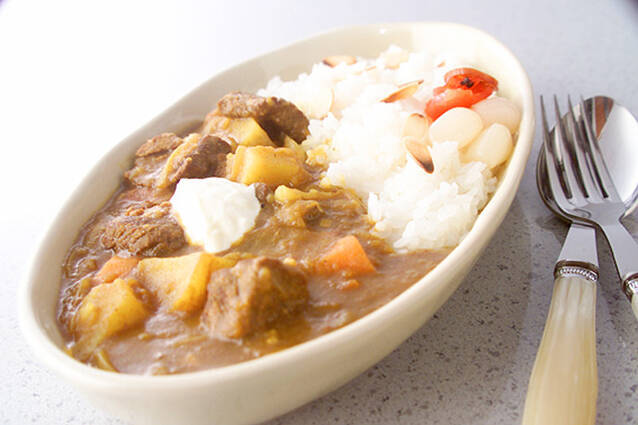 野菜とビーフのカレー