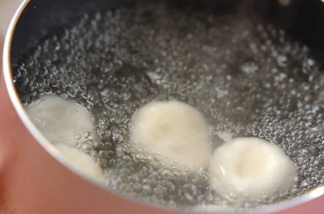 白玉ぜんざいの作り方の手順2