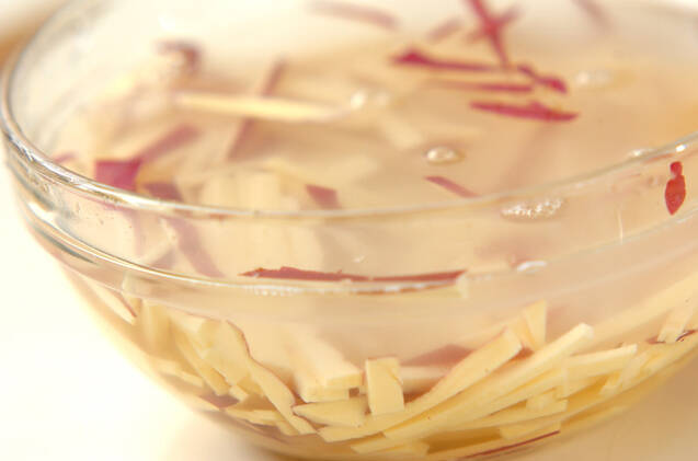 サツマイモのきんぴら炒めの作り方の手順1