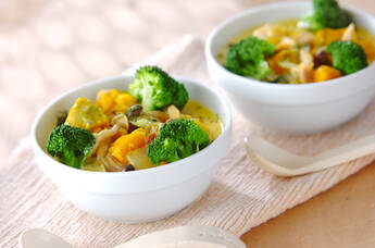 カボチャのミルクスープ