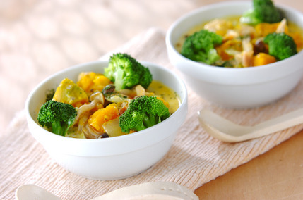 カボチャのミルクスープ