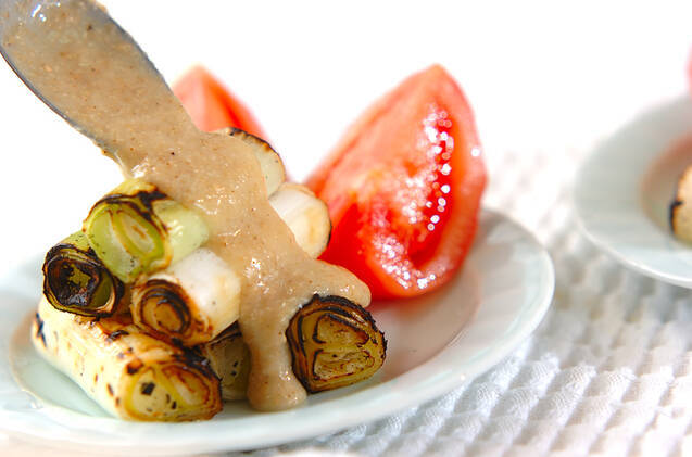 ネギとトマトのゴマぬたの作り方の手順4