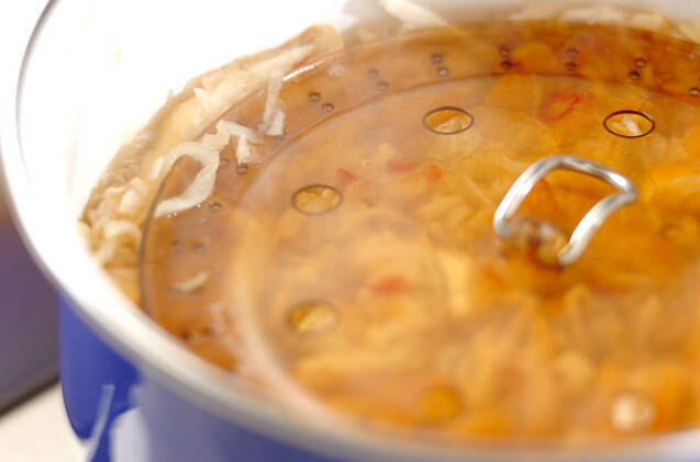切干し大根の煮物の作り方の手順3