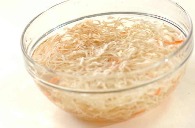 切干し大根の煮物の作り方の手順1