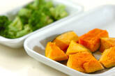 簡単カボチャのサラダの下準備1