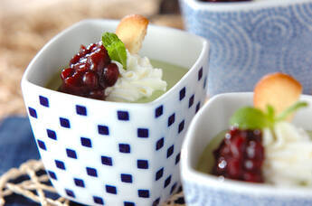 ふわふわ 抹茶のムース