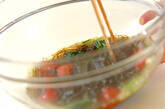 ミツバともずくのショウガ酢和えの作り方5