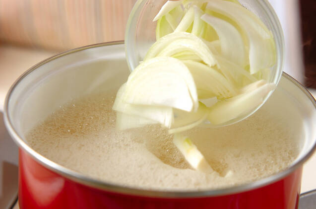 ジャガイモのみそ汁の作り方の手順5