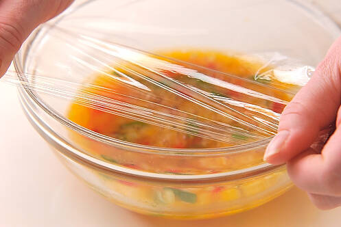 レンジボール卵の作り方の手順1