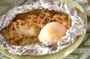 白シメジと卵のホイル焼きの作り方の手順