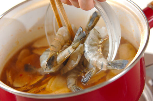 ゴボウのエスニックスープの作り方の手順5