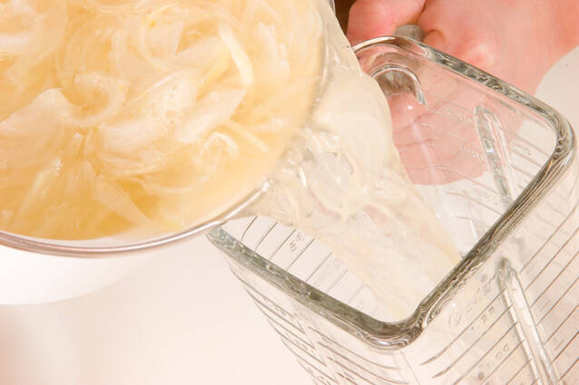 新玉ネギのスープの作り方の手順4