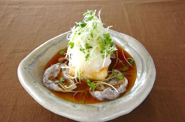 揚げ出しシソ餅