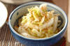 塩もみ白菜のゴマ和えの作り方の手順
