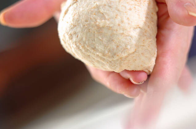 キノコのピタサンドの作り方の手順2