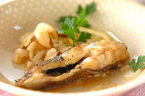 カラスガレイのレモン蒸し