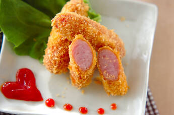 お弁当に！ウインナーフライ