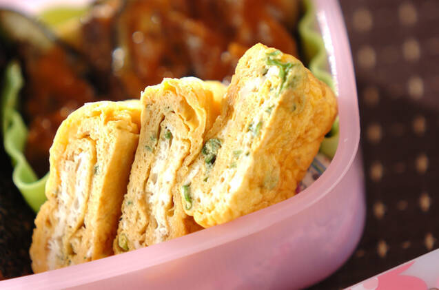 ネギ入り卵焼き